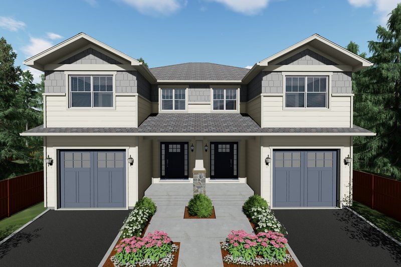 Home Plan - Craftsman Exterior - Front Elevation Plan #126-203