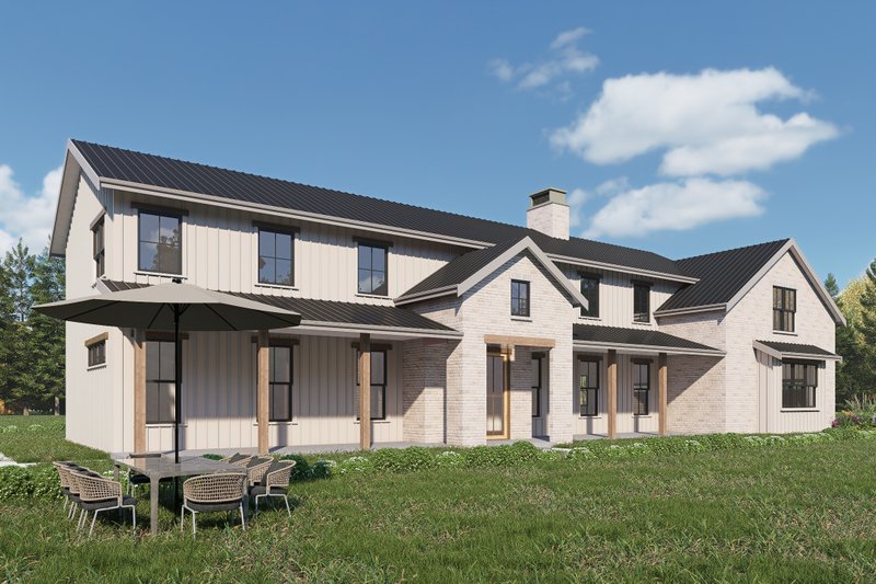 House Blueprint - Exterior - Other Elevation for Barndominium House Plan #1070-271 - 4 bed, 3.5 bath