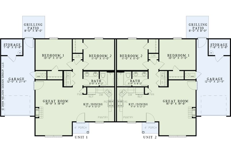 Architectural House Design - Floor Plan - Main Floor for Victorian House Plan #17-3333 - 4 bed, 2 bath