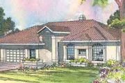 Mediterranean Style House Plan - 4 Beds 2.5 Baths 2491 Sq/Ft Plan #124-412 