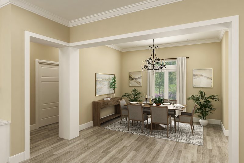Dream House Plan - Interior - Dining Room for Farmhouse House Plan #45-613 - 3 bed, 2 bath