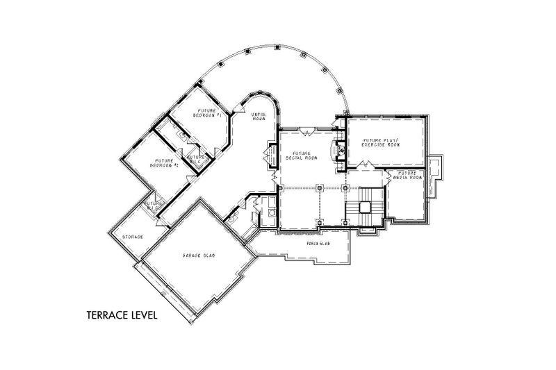 Dream House Plan - Floor Plan - Other Floor for Ranch House Plan #54-520 - 3 bed, 2.5 bath