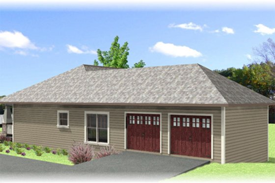 Exterior - Other Elevation for Craftsman House Plan #44-179 - 4 bed, 2 bath