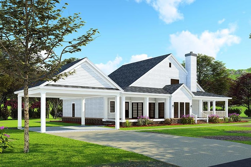 House Plan Design - Exterior - Other Elevation for Farmhouse House Plan #17-3420 - 4 bed, 3 bath
