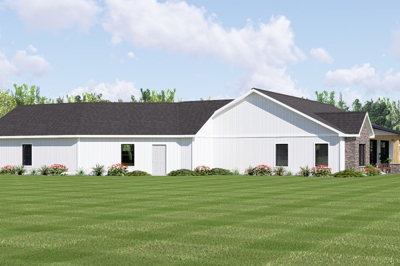 Dream House Plan - Exterior - Other Elevation 1 for Ranch House Plan #1064-483 - 2 bed, 2.5 bath