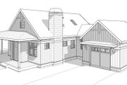 Farmhouse Style House Plan - 2 Beds 2 Baths 1207 Sq/Ft Plan #895-166 