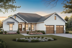 Farmhouse Exterior - Front Elevation Plan #21-493