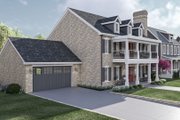 Colonial Style House Plan - 3 Beds 2.5 Baths 2544 Sq/Ft Plan #455-493 