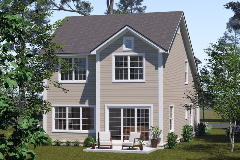 Architectural House Design - Exterior - Other Elevation 2 for Cottage House Plan #513-2345 - 3 bed, 2.5 bath