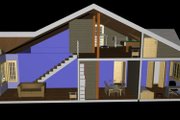 Craftsman Style House Plan - 3 Beds 2 Baths 2389 Sq/Ft Plan #476-1 