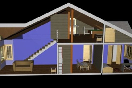 Photo 2 for Craftsman House Plan #476-1 - 3 bed, 2 bath