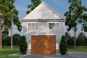 Exterior - Front Elevation for Traditional House Plan #923-351 - 1 bed, 1 bath