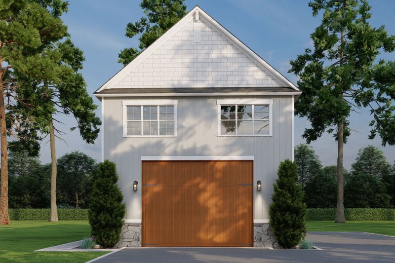 House Blueprint - Exterior - Front Elevation for Traditional House Plan #923-351 - 1 bed, 1 bath