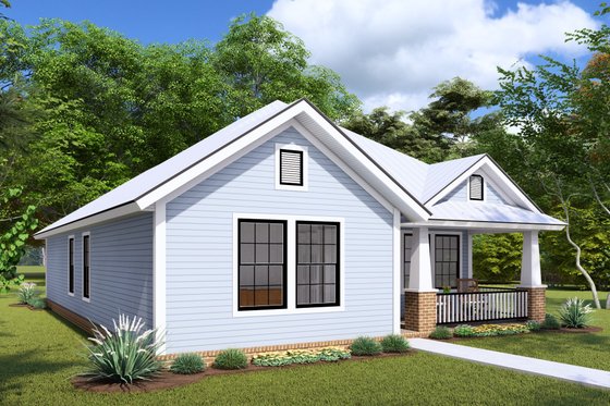 Exterior - Other Elevation 3 for Cottage House Plan #513-2043 - 3 bed, 2 bath