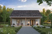 Farmhouse Style House Plan - 1 Beds 1 Baths 750 Sq/Ft Plan #1117-40 Exterior 