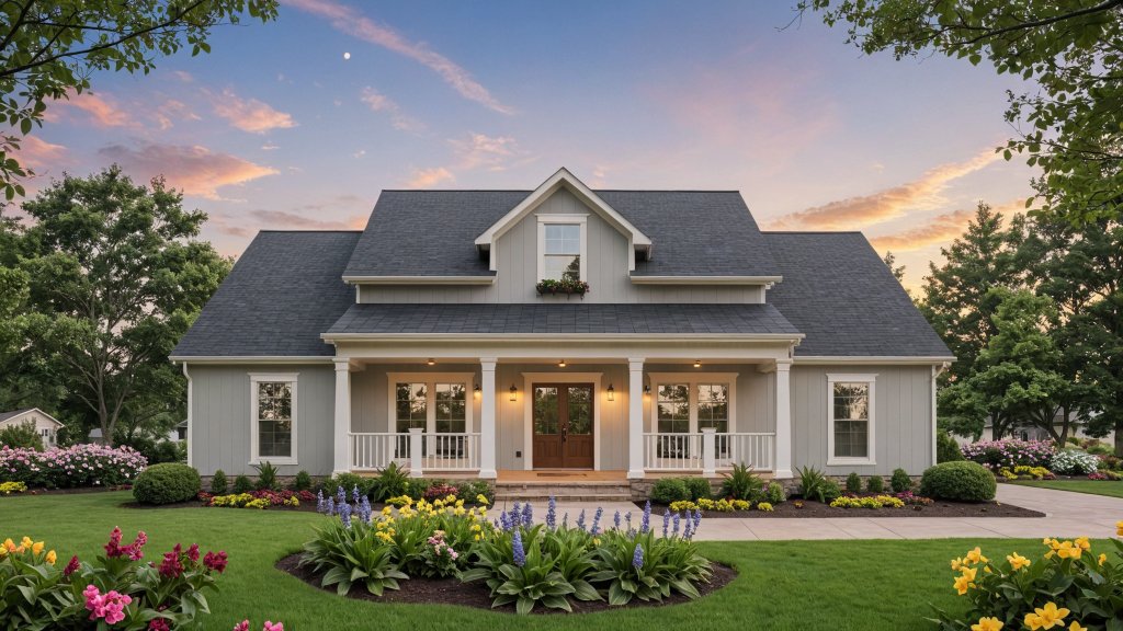 Exterior - Front Elevation 2 for Farmhouse House Plan #21-489 - 3 bed, 2.5 bath