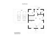 European Style House Plan - 3 Beds 1 Baths 1815 Sq/Ft Plan #549-9 