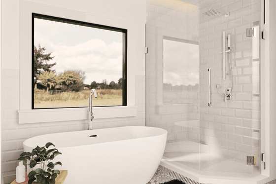 Interior - Master Bathroom for Traditional House Plan #119-453 - 5 bed, 4 bath