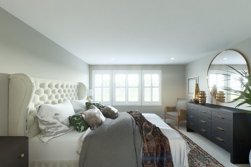 Dream House Plan - Interior - Master Bedroom 1 for Traditional House Plan #1060-208 - 4 bed, 2.5 bath