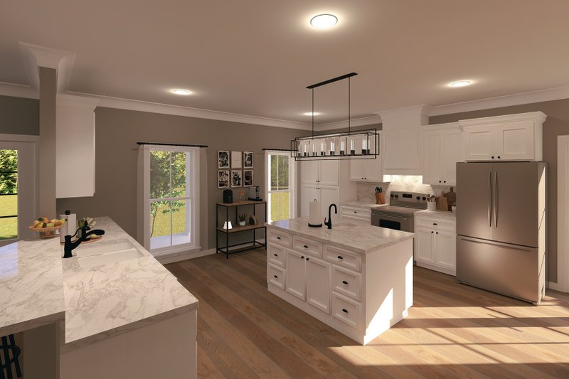 Home Plan - Interior - Kitchen 1 for Farmhouse House Plan #44-233 - 2 bed, 1 bath