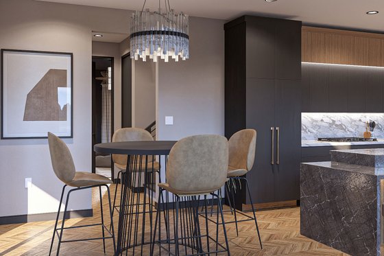 Interior - Dining Room for Barndominium House Plan #455-340 - 3 bed, 2.5 bath