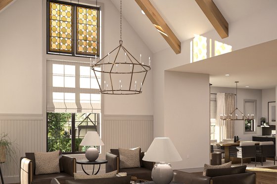 Interior - Family Room 3 for Farmhouse House Plan #455-680 - 4 bed, 3.5 bath