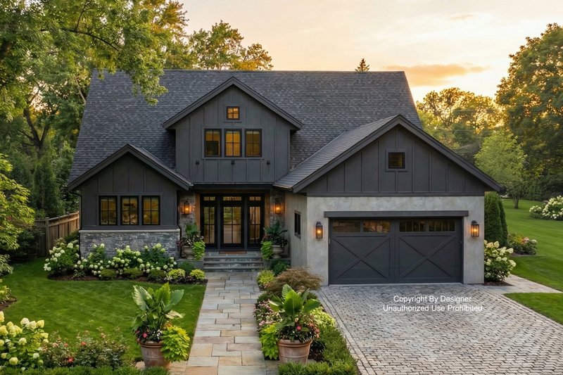 Home Plan - Traditional Exterior - Front Elevation Plan #51-1299