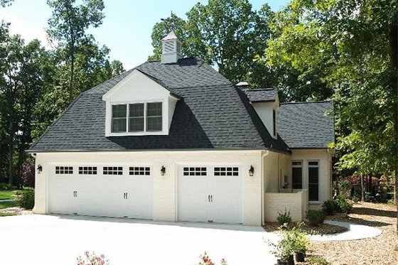 Front View - 4500 square foot Country home