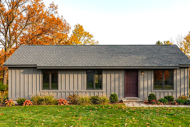 Dream House Plan - Exterior - Front Elevation 2 for Contemporary House Plan #30-250 - 3 bed, 2 bath