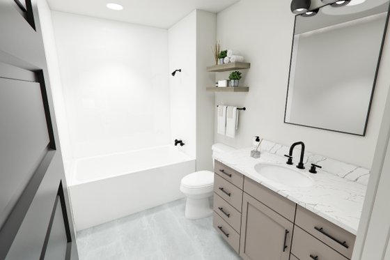 Interior - Bathroom for Craftsman House Plan #51-1267 - 4 bed, 3.5 bath