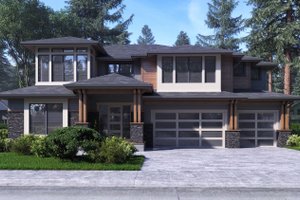 Contemporary Exterior - Front Elevation Plan #1066-47