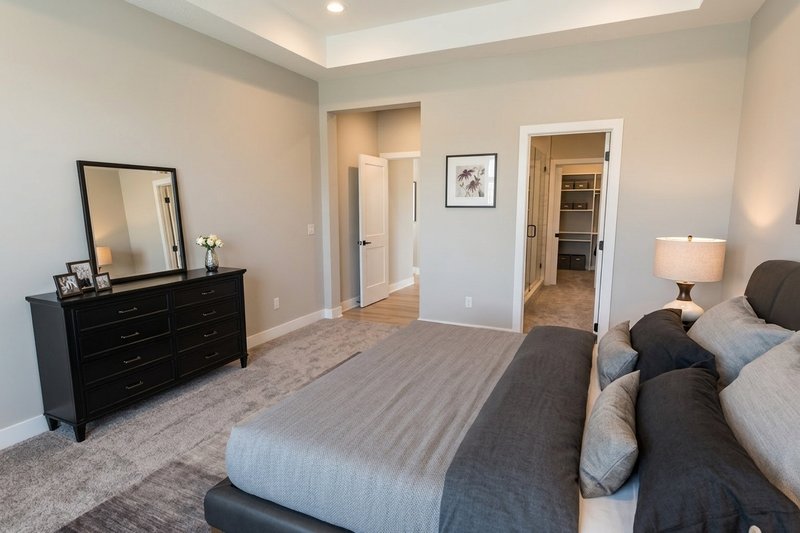 House Blueprint - Interior - Master Bedroom 1 for Craftsman House Plan #51-1540 - 3 bed, 2.5 bath