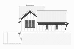 Exterior - Other Elevation 1 for Ranch House Plan #901-128 - 3 bed, 2.5 bath
