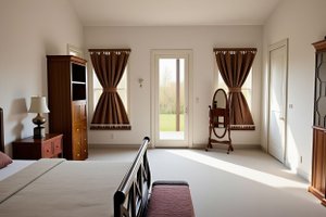 Interior - Master Bedroom for Barndominium House Plan #1118-5 - 3 bed, 3 bath