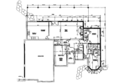 European Style House Plan - 5 Beds 3.5 Baths 2831 Sq/Ft Plan #5-191 