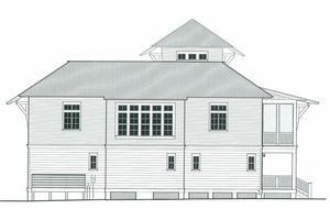 Exterior - Other Elevation 1 for Beach House Plan #443-10 - 4 bed, 5 bath