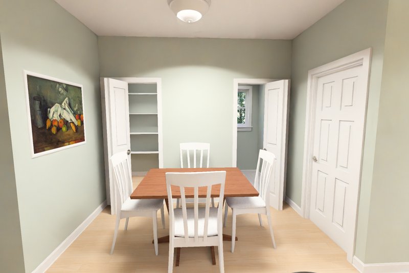 Home Plan - Interior - Dining Room for Cottage House Plan #513-2474 - 3 bed, 2 bath
