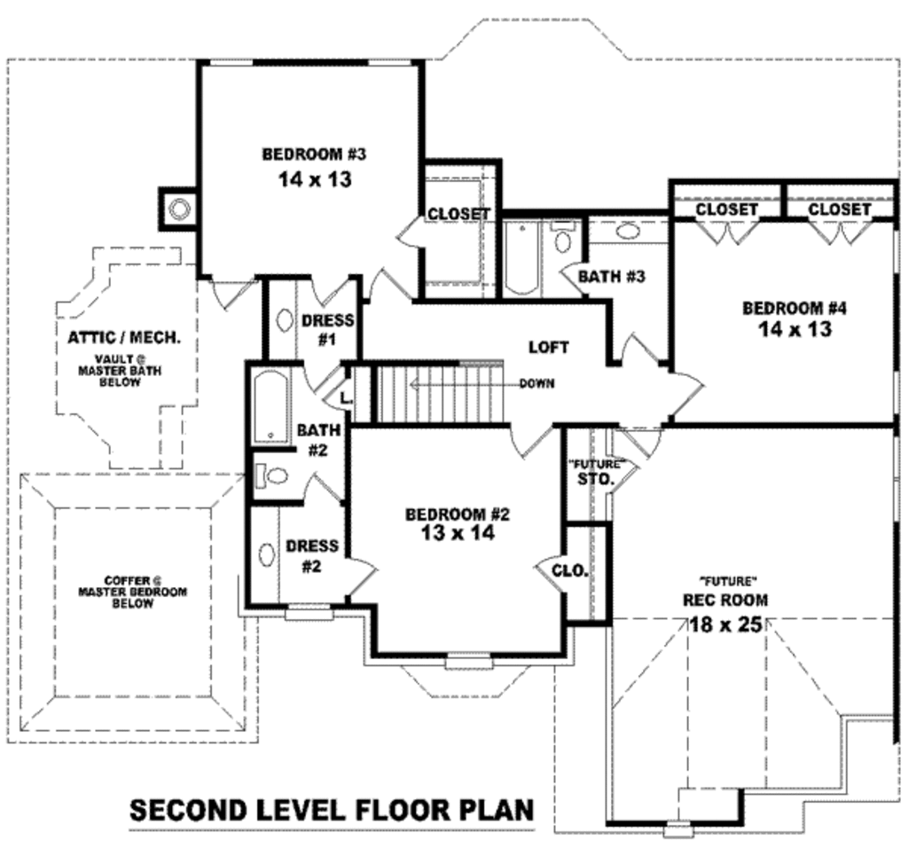 European Style House Plan - 4 Beds 3.5 Baths 2945 Sq/Ft Plan #81-993 ...