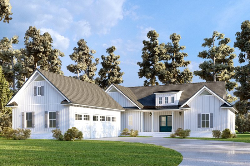 Dream House Plan - Exterior - Other Elevation 1 for Farmhouse House Plan #437-126 - 4 bed, 4 bath