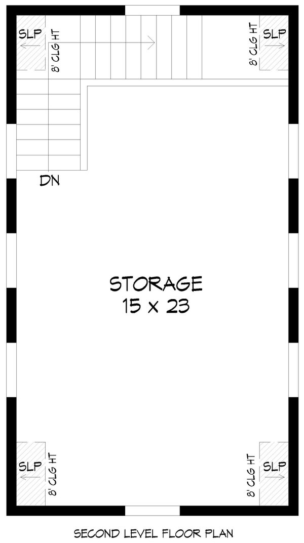 House Blueprint - Farmhouse Floor Plan - Upper Floor Plan #932-1068