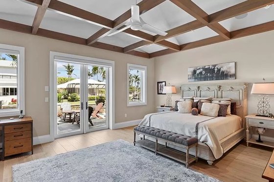 Interior - Master Bedroom for Beach House Plan #548-60 - 4 bed, 4.5 bath