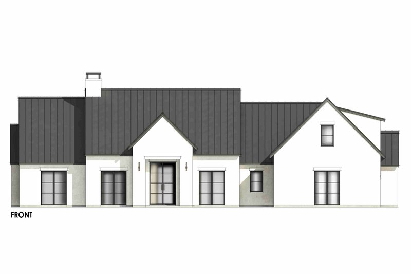 Architectural House Design - Exterior - Front Elevation 5 for Farmhouse House Plan #1096-193 - 4 bed, 4.5 bath