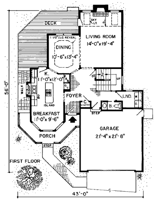Victorian Floor Plan - Main Floor Plan #312-276