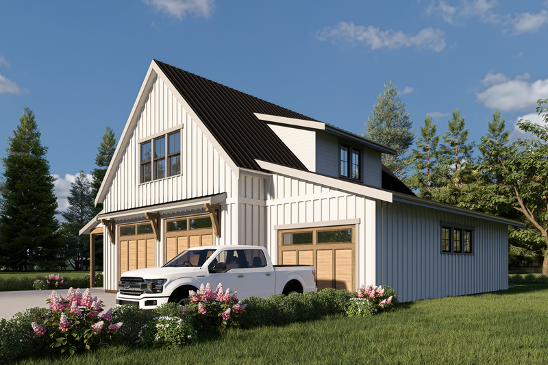 House Plan Design - Photo 1 for Farmhouse House Plan #1070-198 - 1 bed, 1 bath