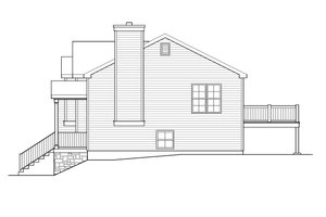 Exterior - Other Elevation for Traditional House Plan #22-628 - 3 bed, 2.5 bath