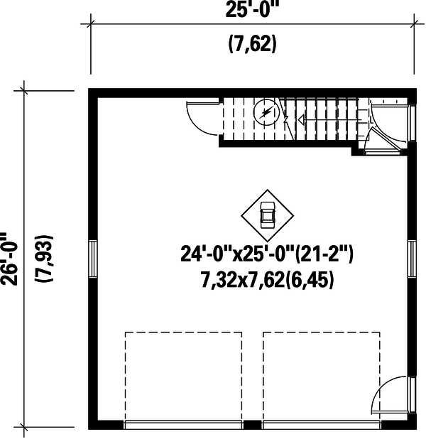 Farmhouse Floor Plan - Main Floor Plan #25-4752