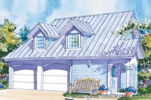 Country Exterior - Front Elevation Plan #930-83