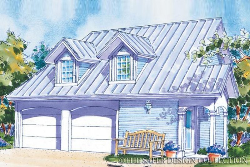 Home Plan - Country Exterior - Front Elevation Plan #930-83