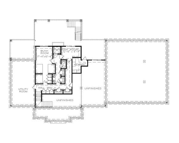 Dream House Plan - Farmhouse Floor Plan - Other Floor Plan #54-446