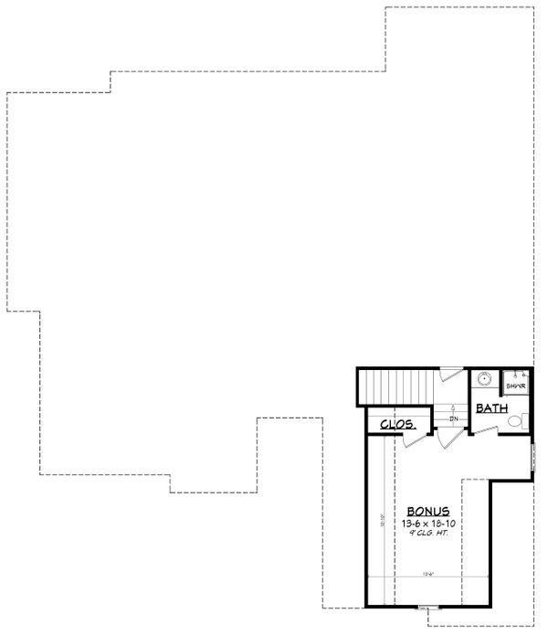 Dream House Plan - Country Floor Plan - Upper Floor Plan #430-193